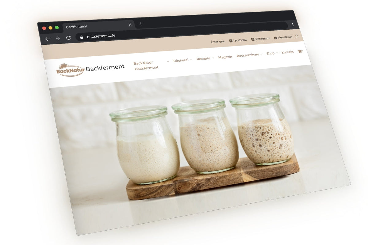 BackNatur Backferment – eine neue Backkultur digital erlebbar gemacht