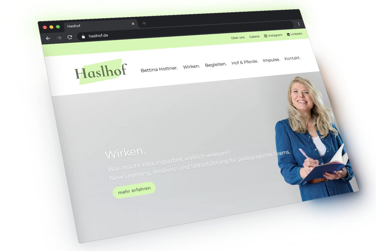 Haslhof – eine digitale Heimat für Haltung, Menschen und Pferde