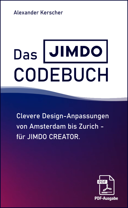 Das JIMDO Codebuch (PDF, 2026)