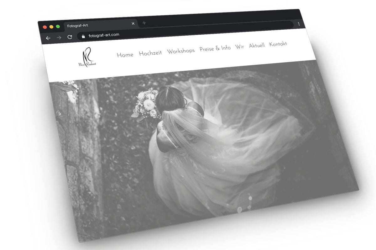 Fotograf-Art – wenn die Bilder die Website gestalten