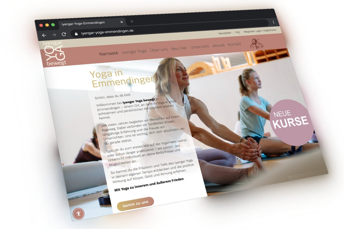 Iyengar Yoga bewegt – eine eigene digitale Welt