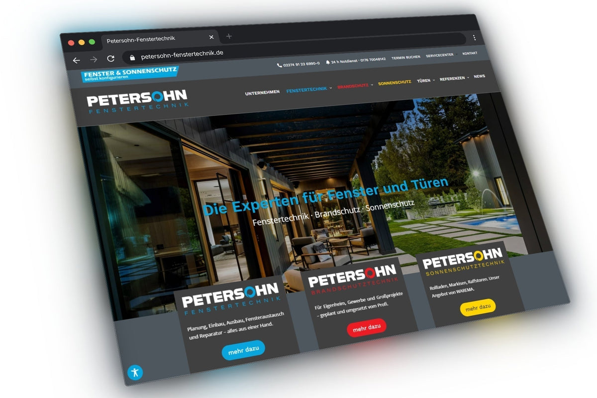 Petersohn Fenstertechnik – Handwerkstradition digital weitergebaut