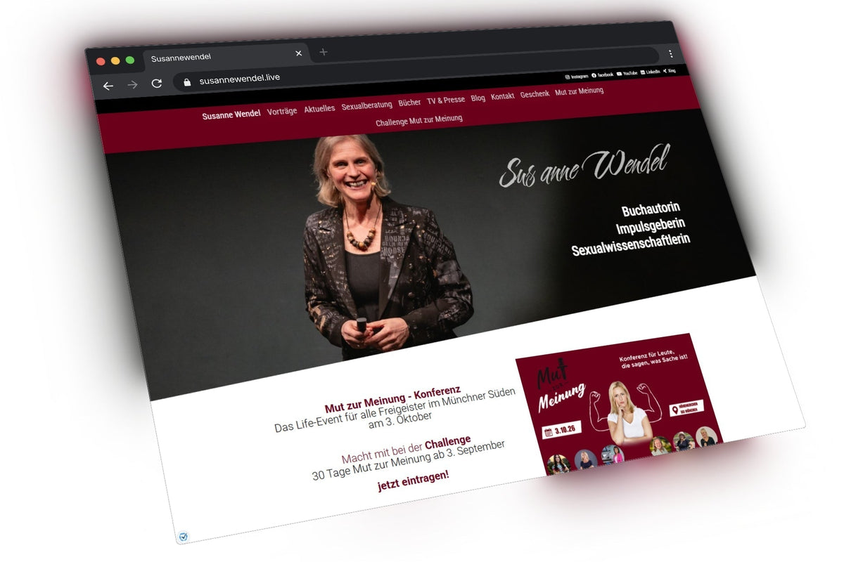 Susanne Wendel – eine Personal Brand, die auch digital Haltung zeigt