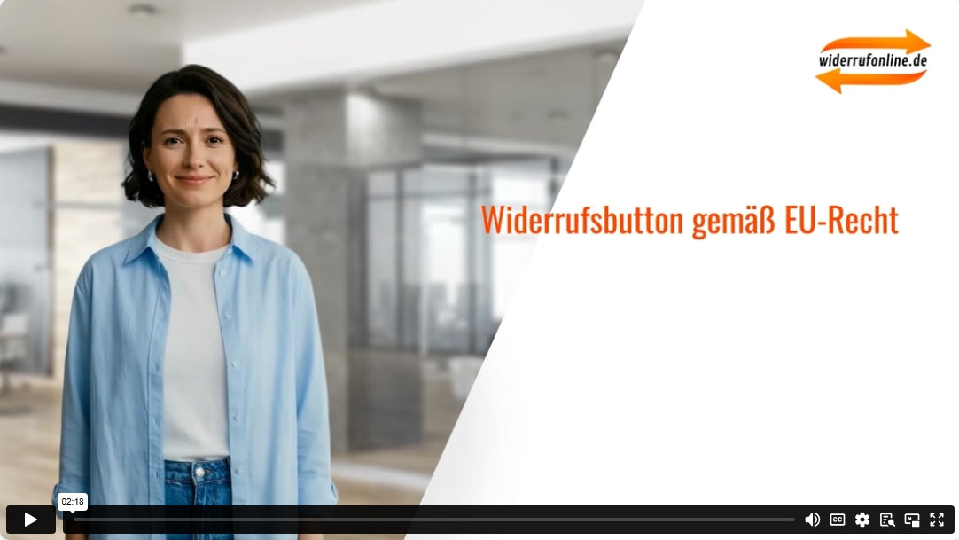 Der EU-Widerrufsbutton für Jimdo Creator, Jimdo Dolphin, Wix und Co.